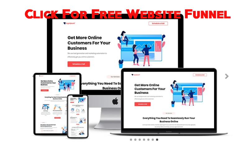 free website funnel banner
